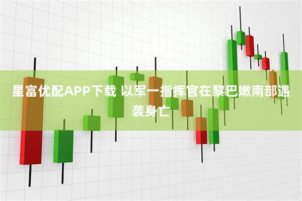 星富优配APP下载 以军一指挥官在黎巴嫩南部遇袭身亡